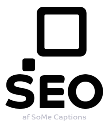 SEO af SoMe Captions logo